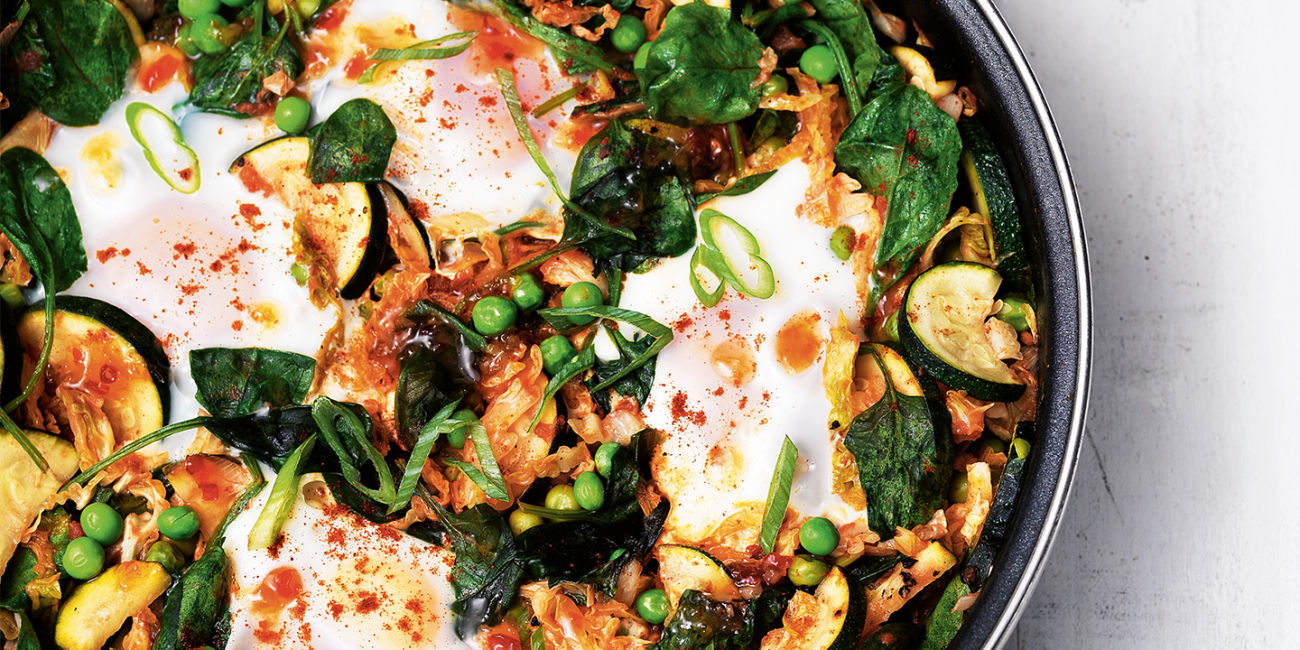 Green goddess shakshuka