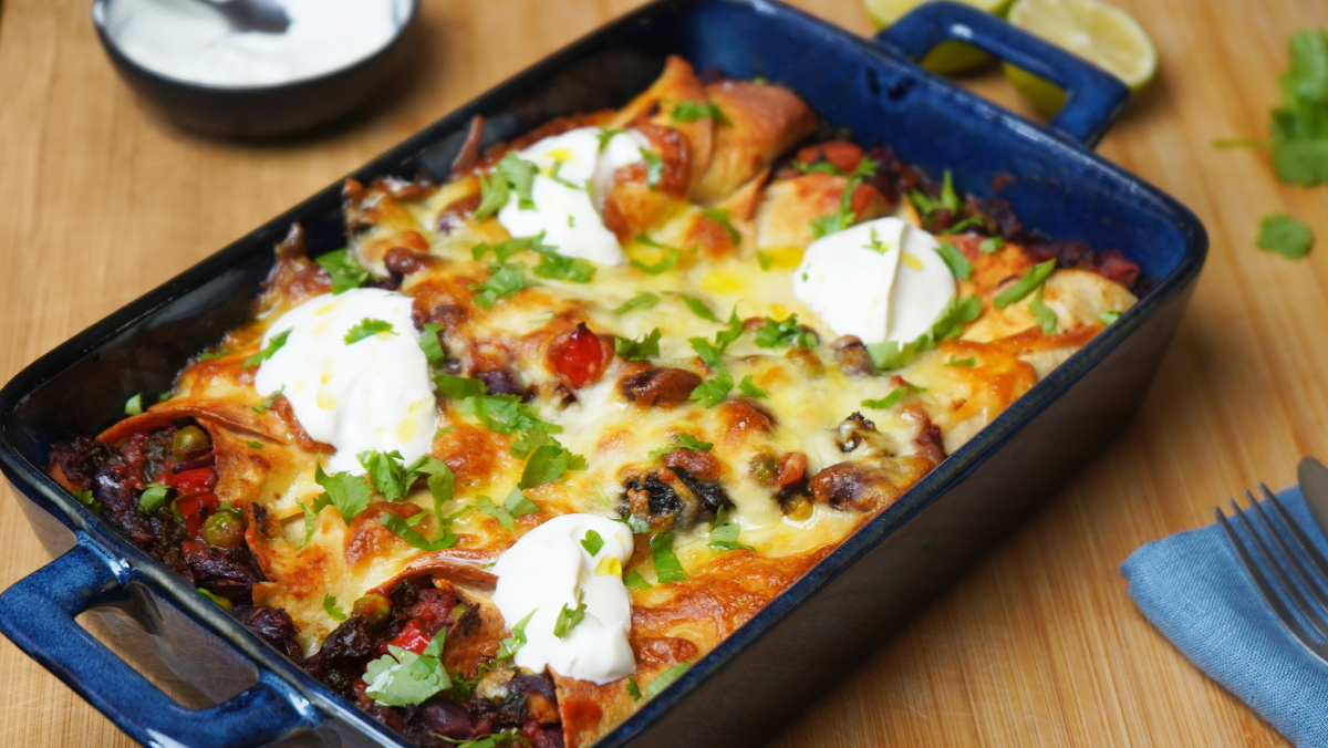 Bean Enchiladas