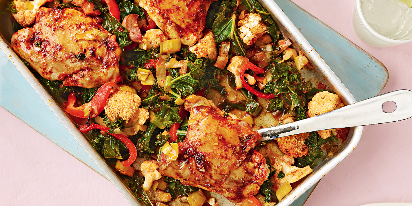 Spicy british chicken traybake - Recipes - Co-op