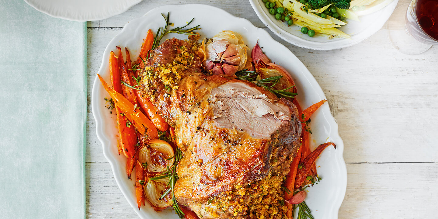 Garlic and herb stuffed leg of lamb — Co-op