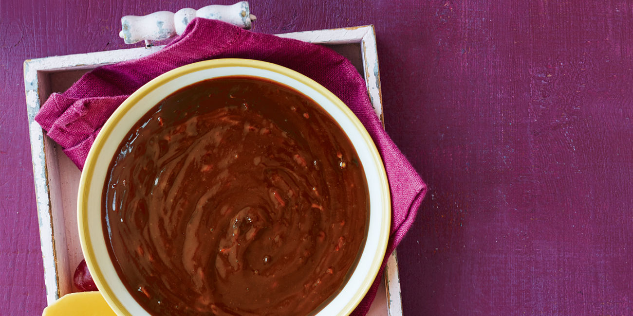 Spiced chocolate orange fondue