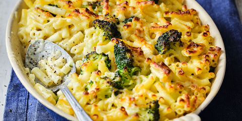 Broccoli macaroni cheese