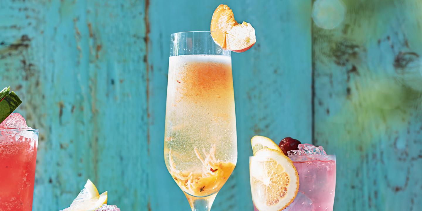 Peach Prosecco And Thyme Bellini Recipes Co Op