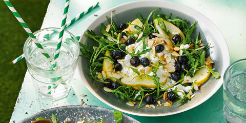 Blueberry and cottage cheese salad