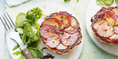 Jersey Royal tarte tatin