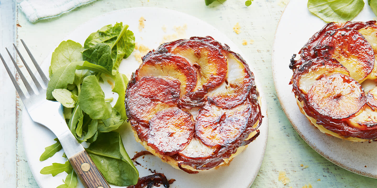 image of Jersey Royal Tarte Tatin recipe by Co-op