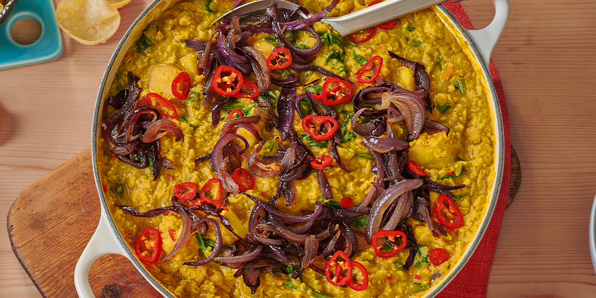 Lentil, Mango and Spinach Dahl