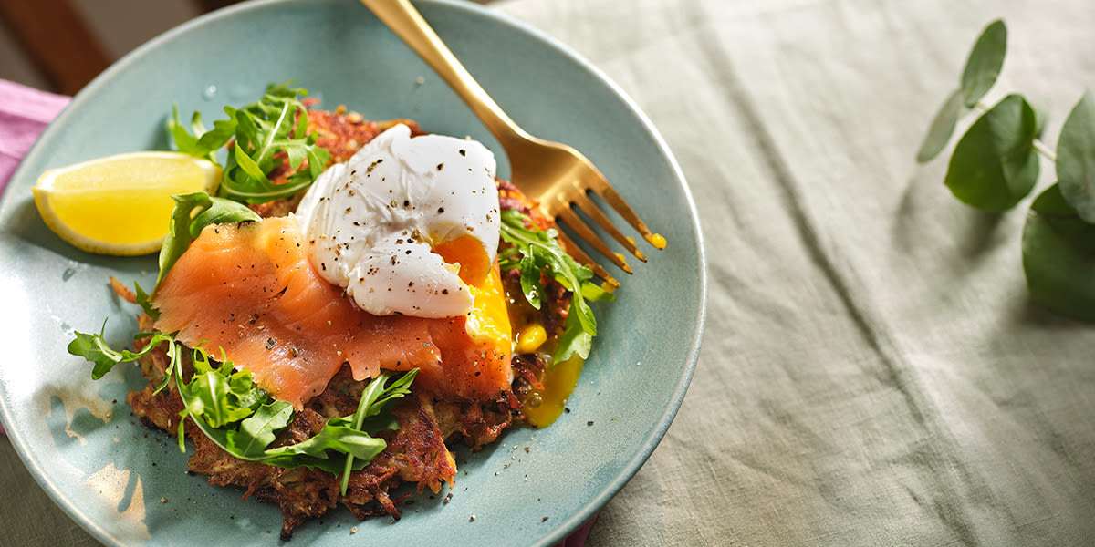 Potato & parsnip hash browns 