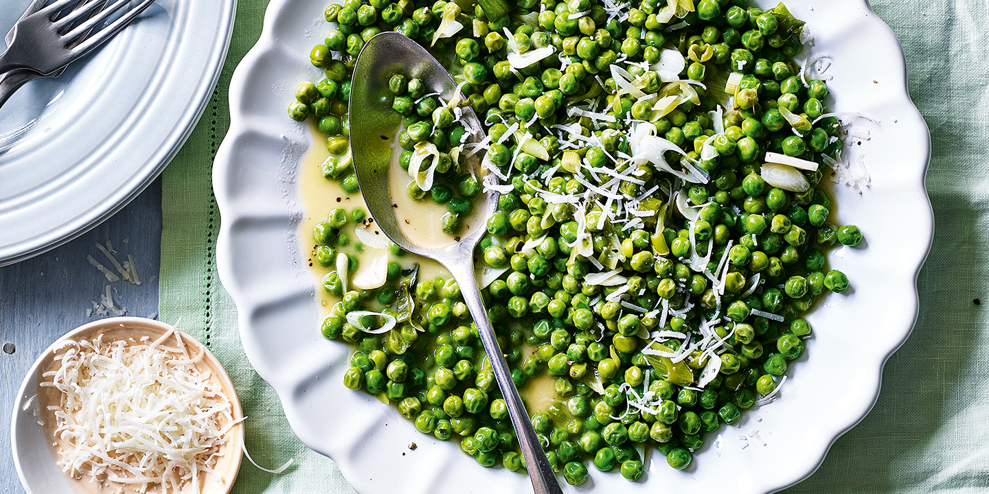 Peas in prosecco
