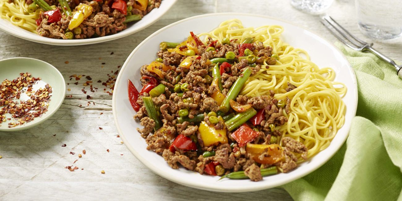 Asian-style beef stir fry