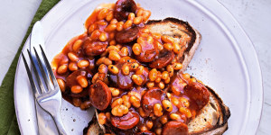 Bbq beans on toast — Co-op