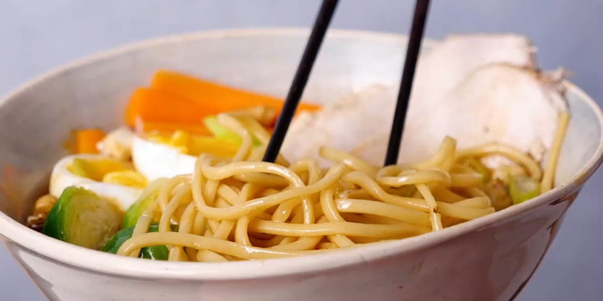 Christmas leftovers ramen