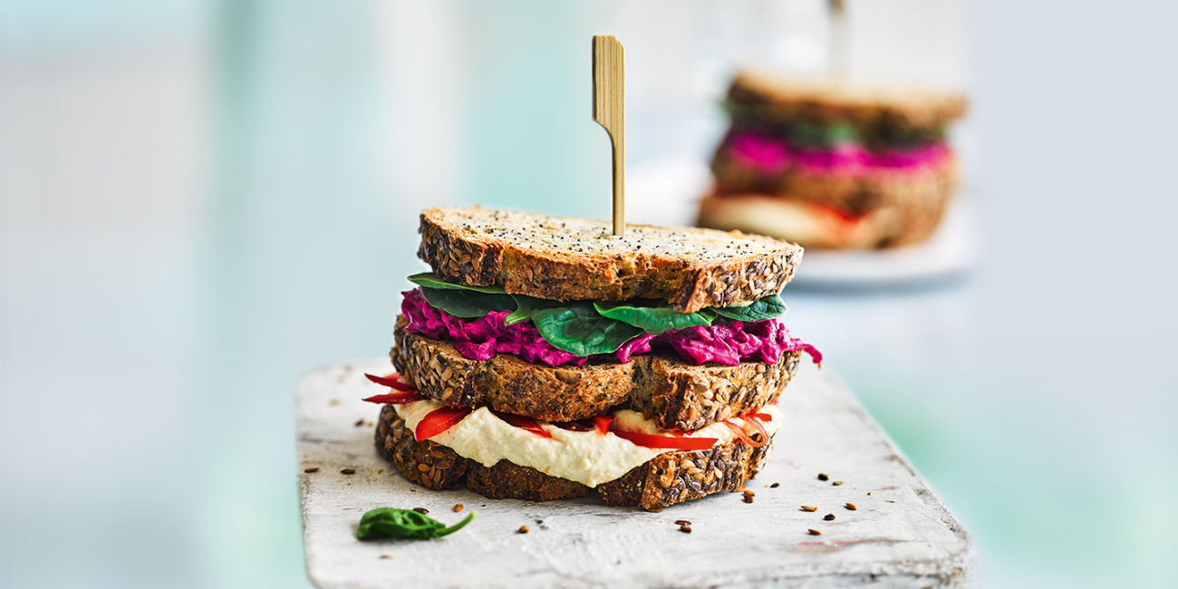 Veggie club sandwich — Co-op