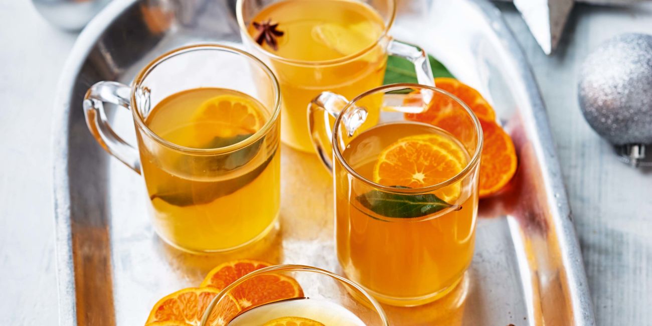 Mulled clementine cider