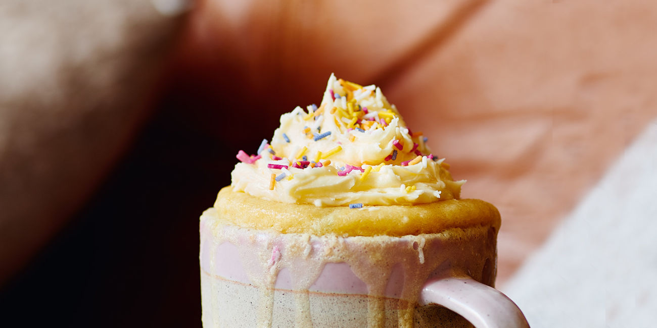 Vanilla mug cake