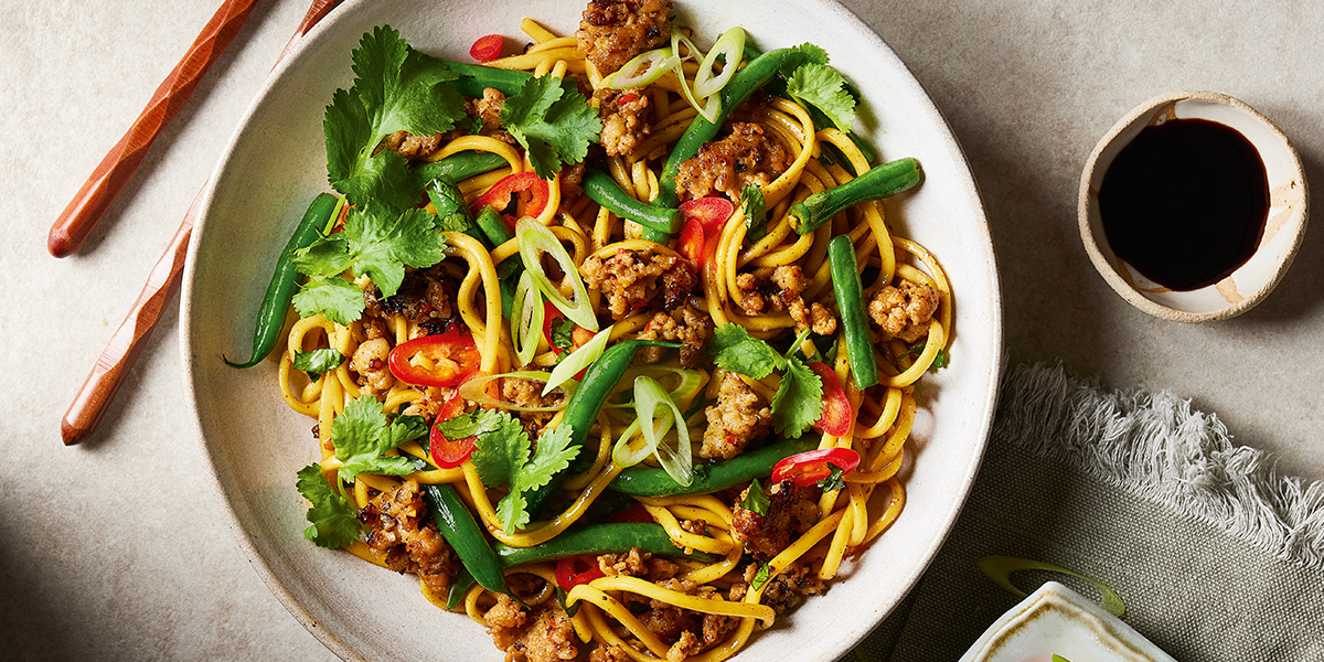 Sausage Noodle Bowl