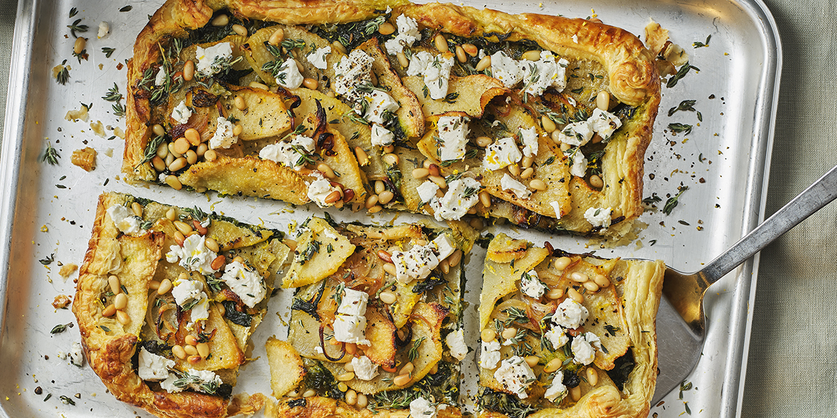 Swede & spinach tart - Co-op