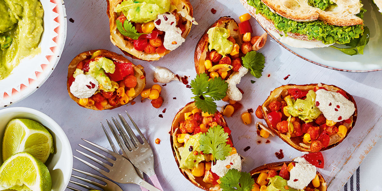 Loaded potato skins