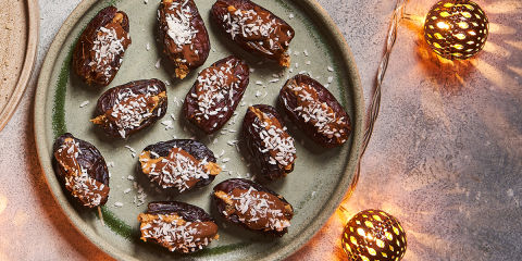 Nut butter stuffed dates