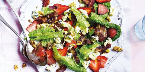 Strawberry & bacon salad 