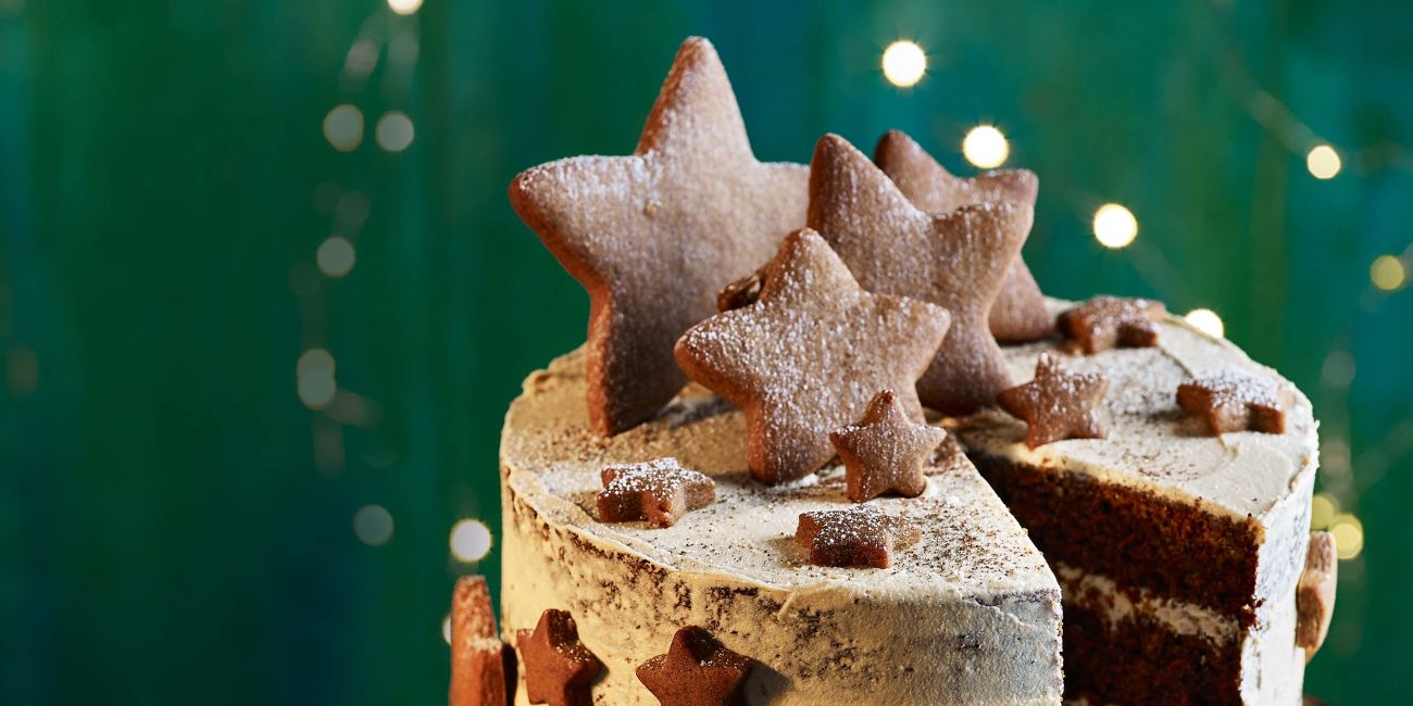 Gingerbread star biscuits