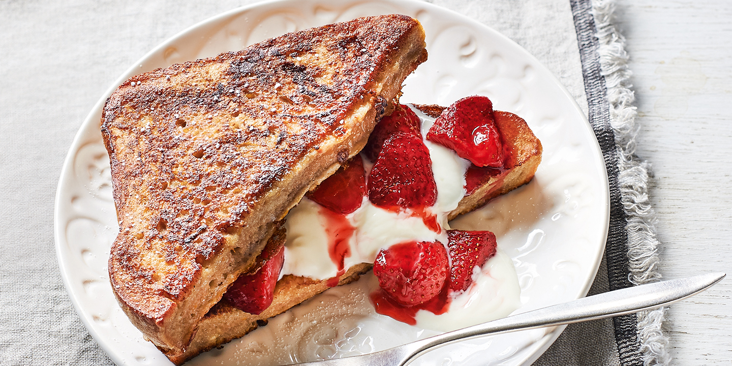 Roasted strawberry french toast — Coop