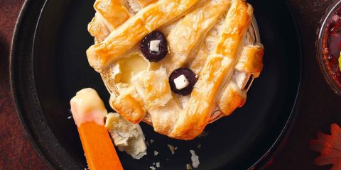 Mummified baked camembert