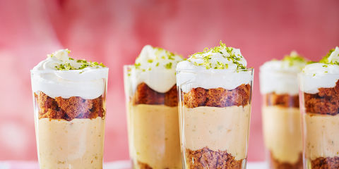 Mini key lime trifles