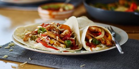 Chicken fajitas