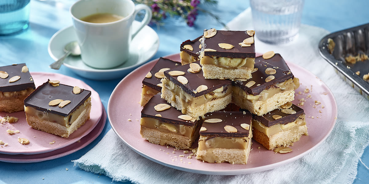 Banoffee millionaire’s shortbread 