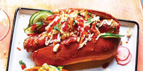 Banh mi style hot dog