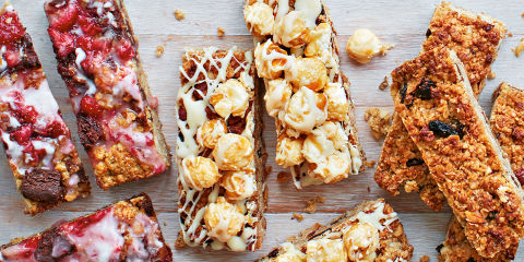 Nutty oat bars