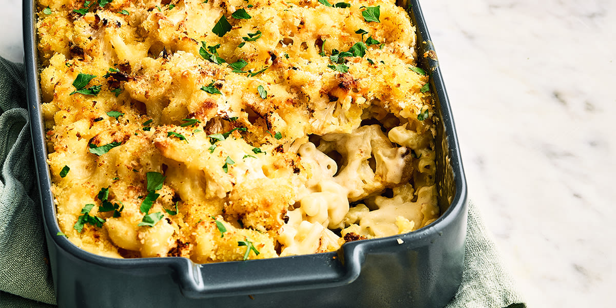 Cauliflower mac & cheese