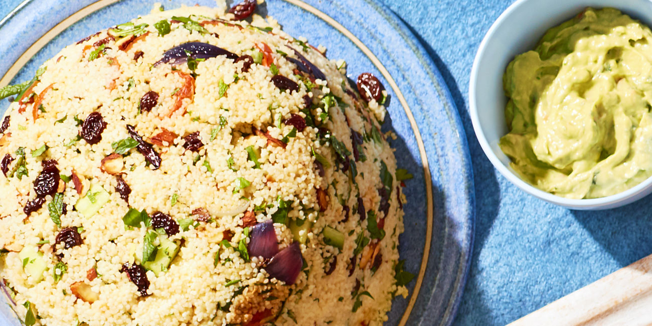 Cous cous salad ‘bombe’