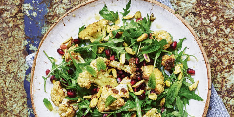 Roasted cauliflower salad