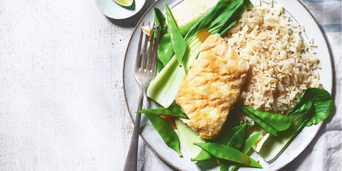 Cod & pak choi parcels