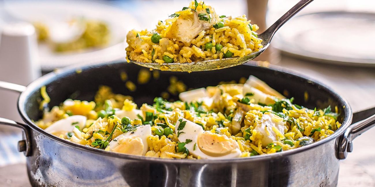 Quick and spicy kedgeree