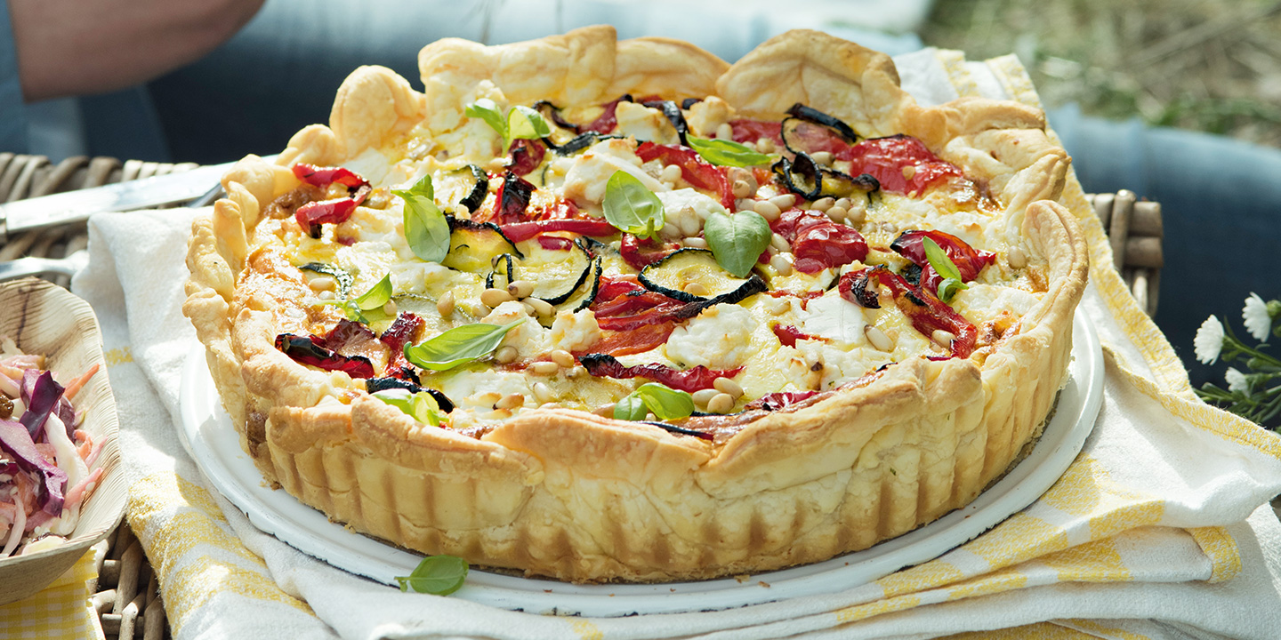Red and feta quiche — Co-op