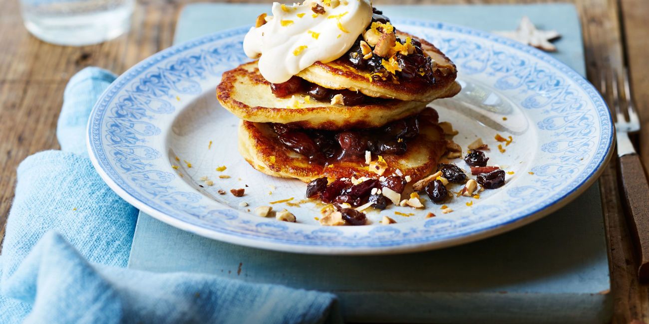 Mince pie pancakes