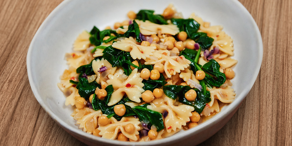 Chickpea & spinach pasta - Co-op