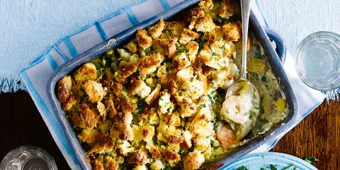 Crunchy fish pie