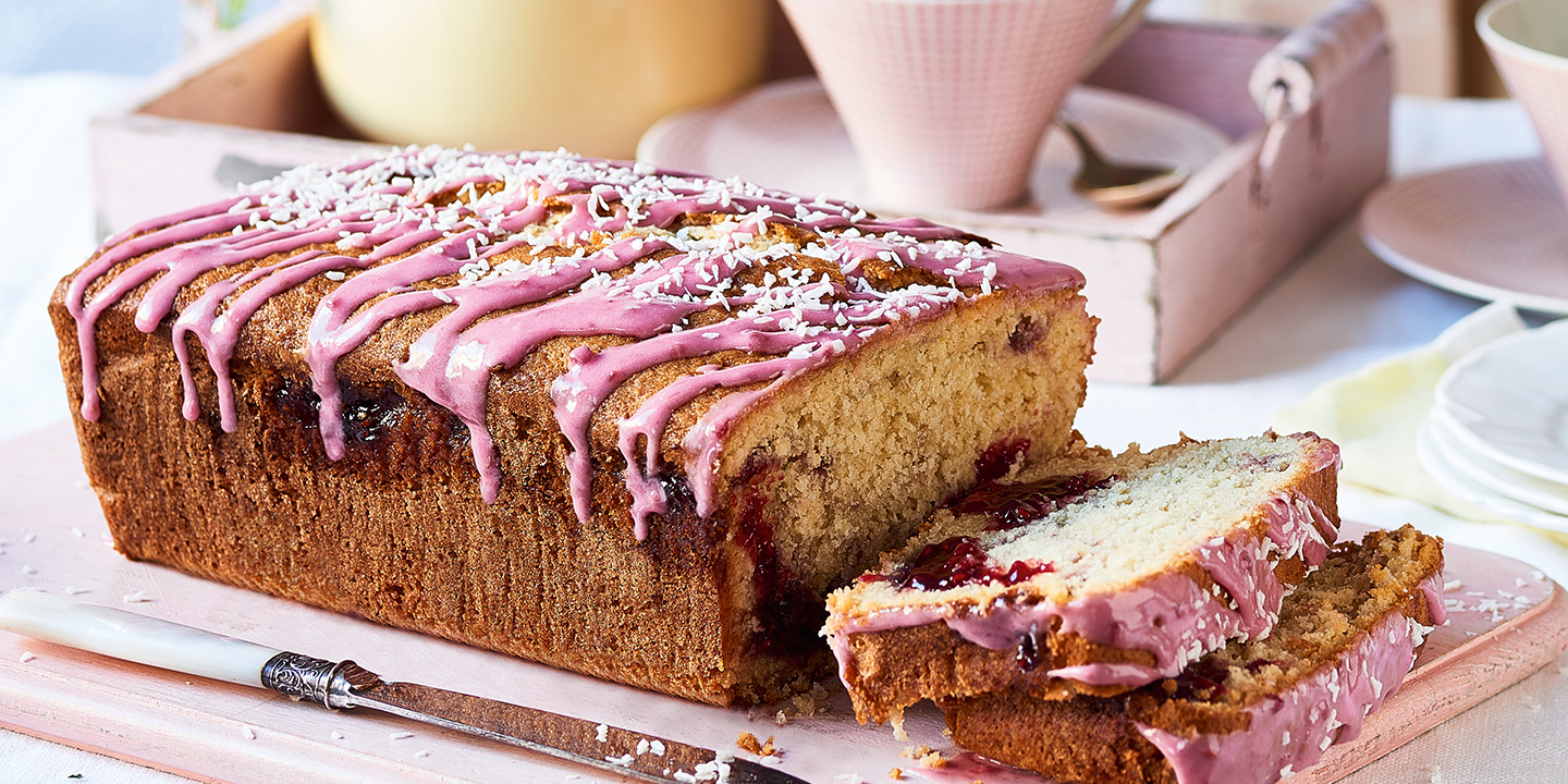 Vanilla Greek Yogurt Loaf Cake with Berry Jam Glaze - Kelly Lynn's Sweets  and Treats