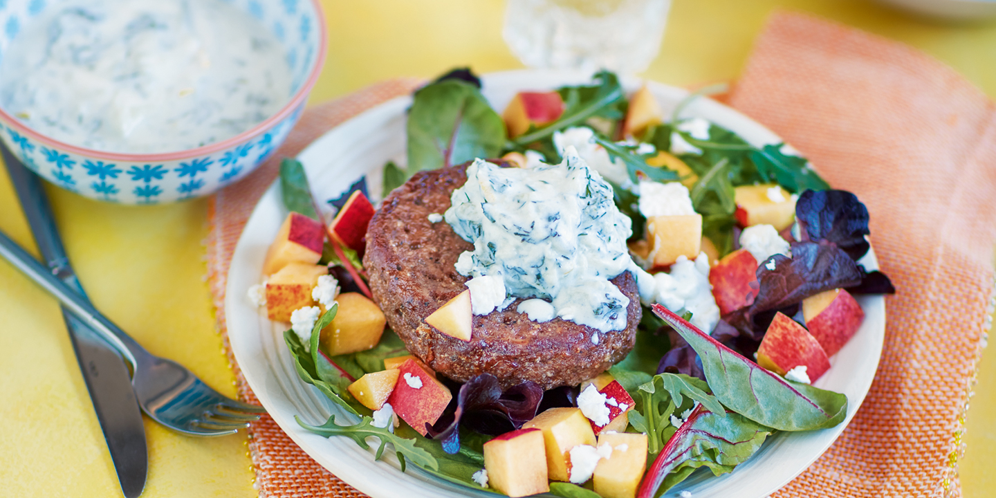 Lamb tandoori burgers