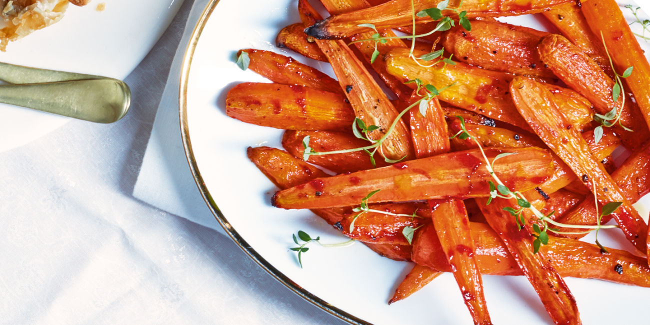 Cranberry glazed carrots