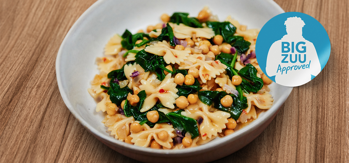 Chickpea & spinach pasta Coop