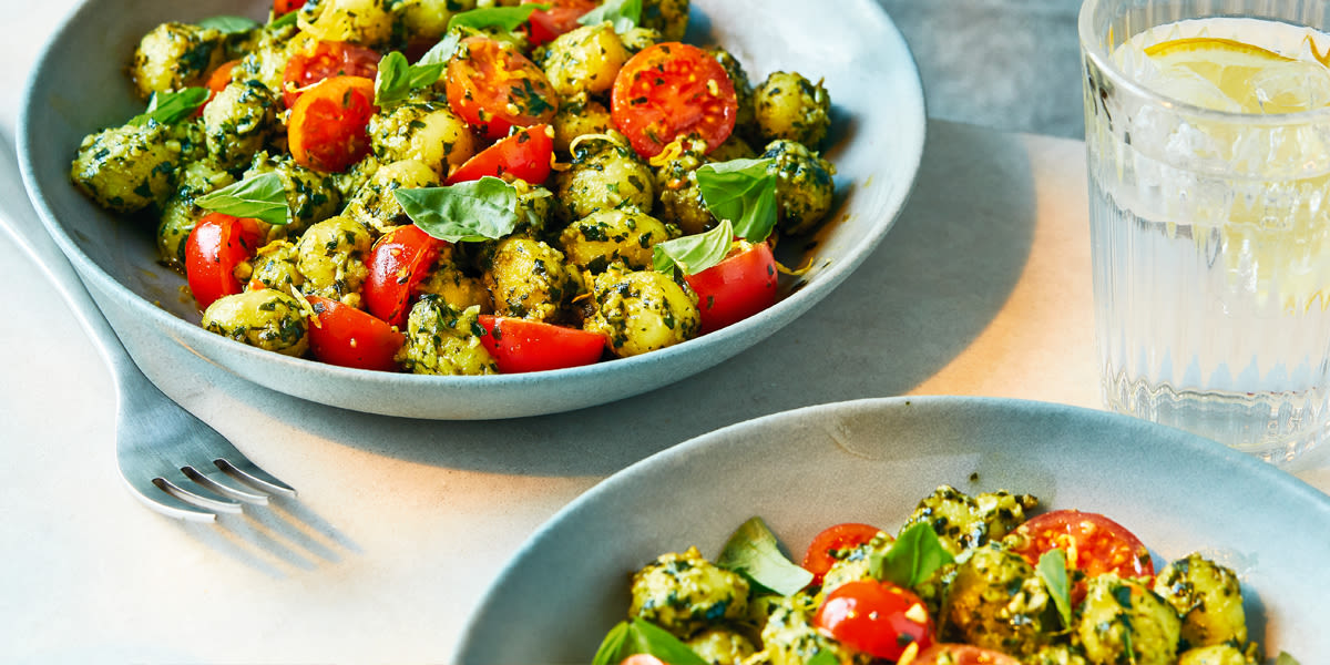 Pesto & tomato gnocchi