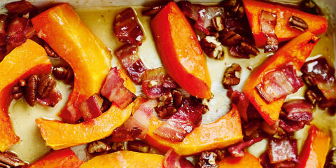 Maple bacon squash