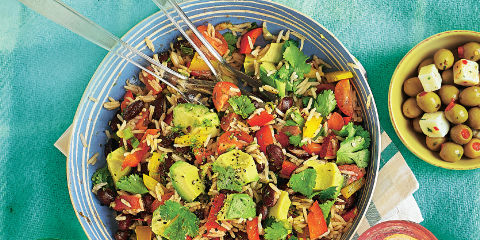 Mexican rainbow salad