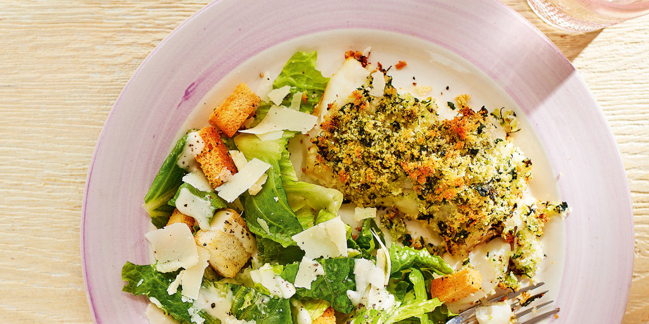 Lime and coriander cod