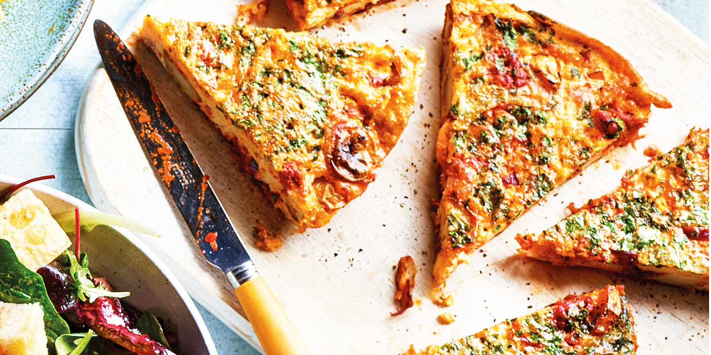 Patatas bravas tortilla